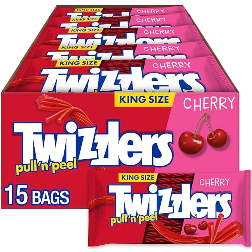 15 Count Twizzlers Pull 'N' Peel Candy Packs