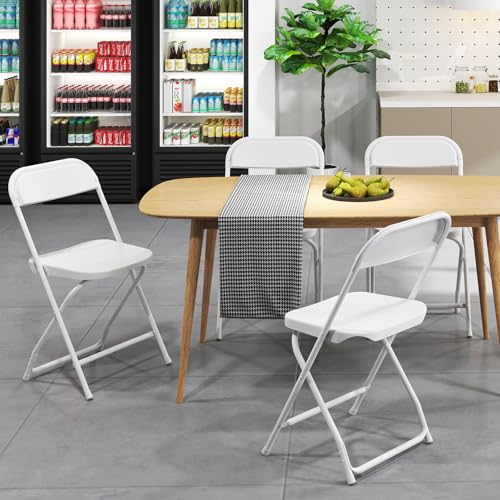 DUMOS Folding Chairs Set of 4 - Indoor/Outdoor