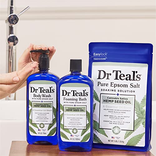 Dr Teal's Epsom Salt Foaming Bath, 34 fl oz