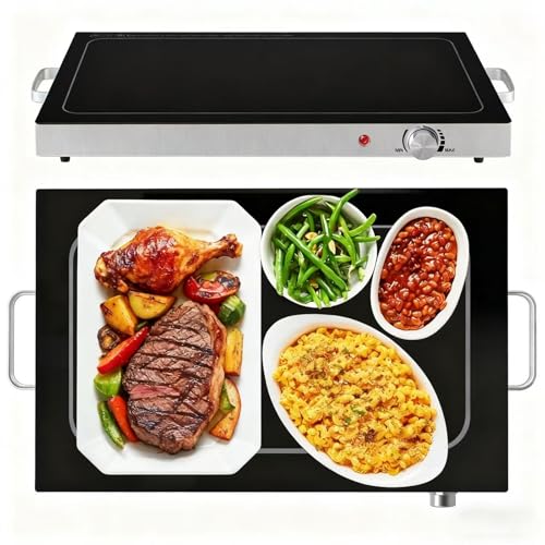 Electric Warming Tray with Adjustable Temperature Control