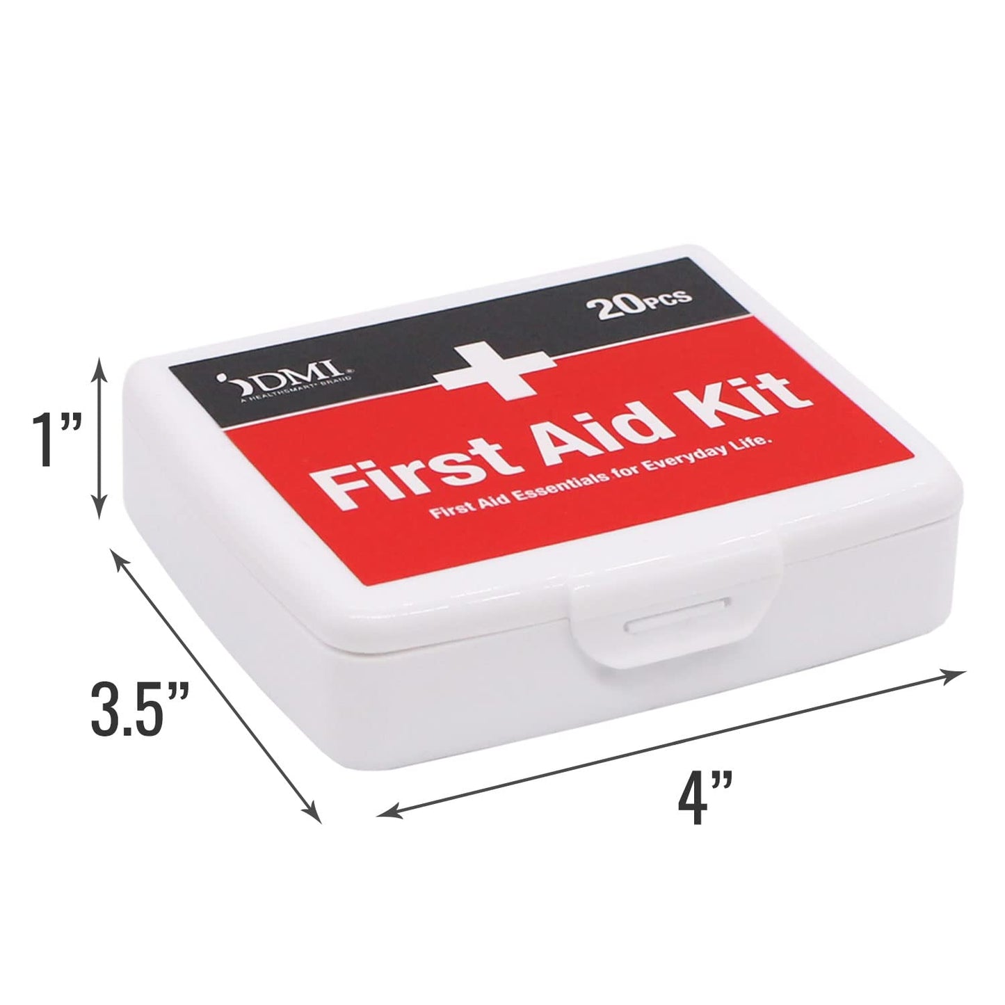 DMI 20-Piece First-Aid Kit, Portable & Durable