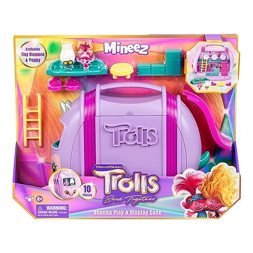 DREAMWORKS TROLLS 10 pc Mineez Playset with Case