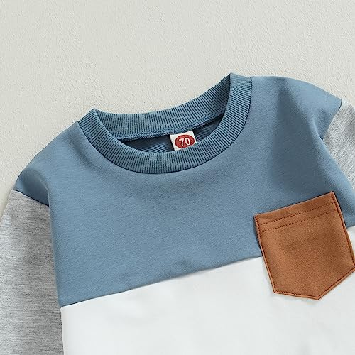 Toddler Color Block Sweatshirt and Joggers Set