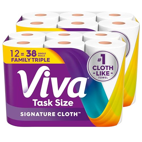 12 Roll Viva Signature Cloth Paper Towels