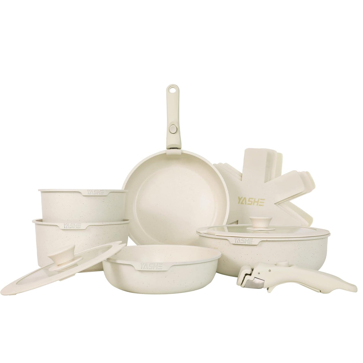 13-Piece Nonstick Cookware Set for Kitchen & RV