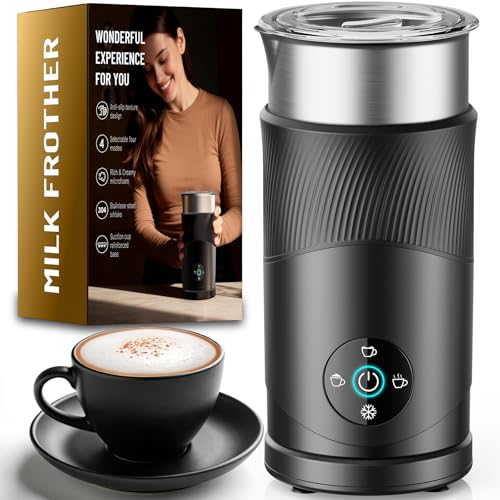 350ml High-Speed Electric Milk Frother and Steamer
