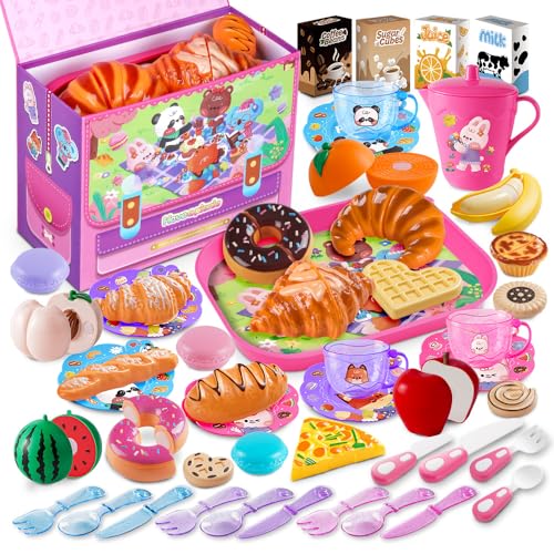 Kids Play Food Tea Party Kitchen Toy Set