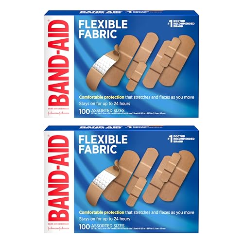 2 Pack Band-Aid Flexible Fabric Adhesive Bandages