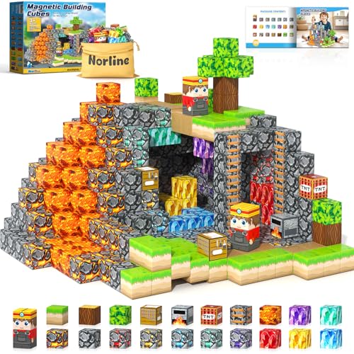 100 Pack Magnetic Building Blocks Toy Set for Kids