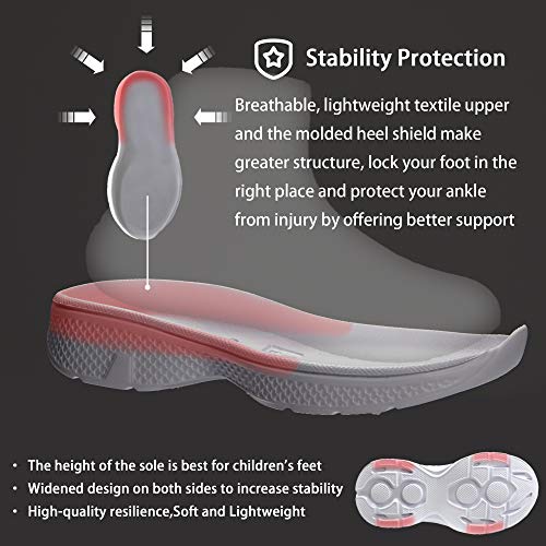 Lightweight Breathable Sneakers for Kids Size 5