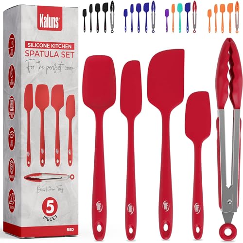 4 Piece Heat Resistant Silicone Spatula Set