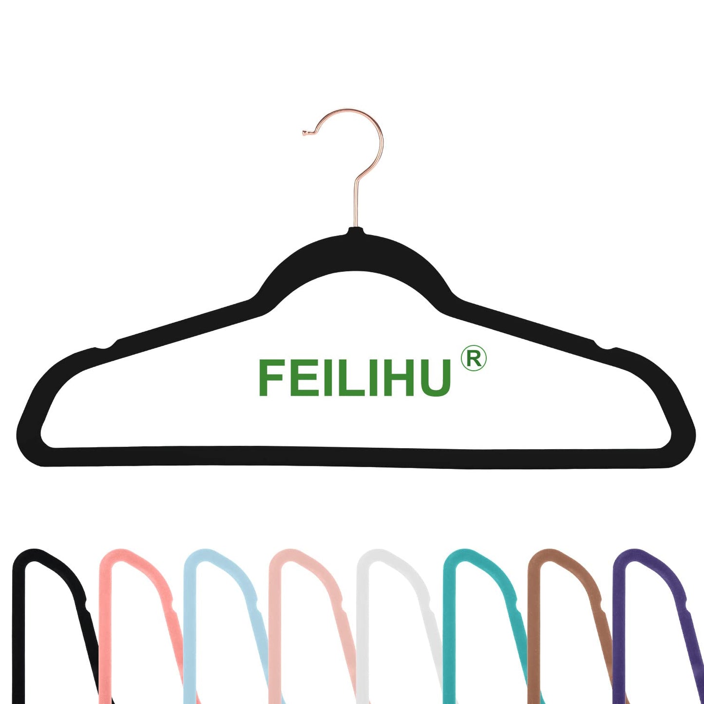 Heavy Duty Velvet Clothes Hangers 50 Pack