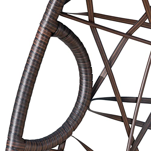 Hanging Wicker Tear Drop Chair by Christopher Knight
