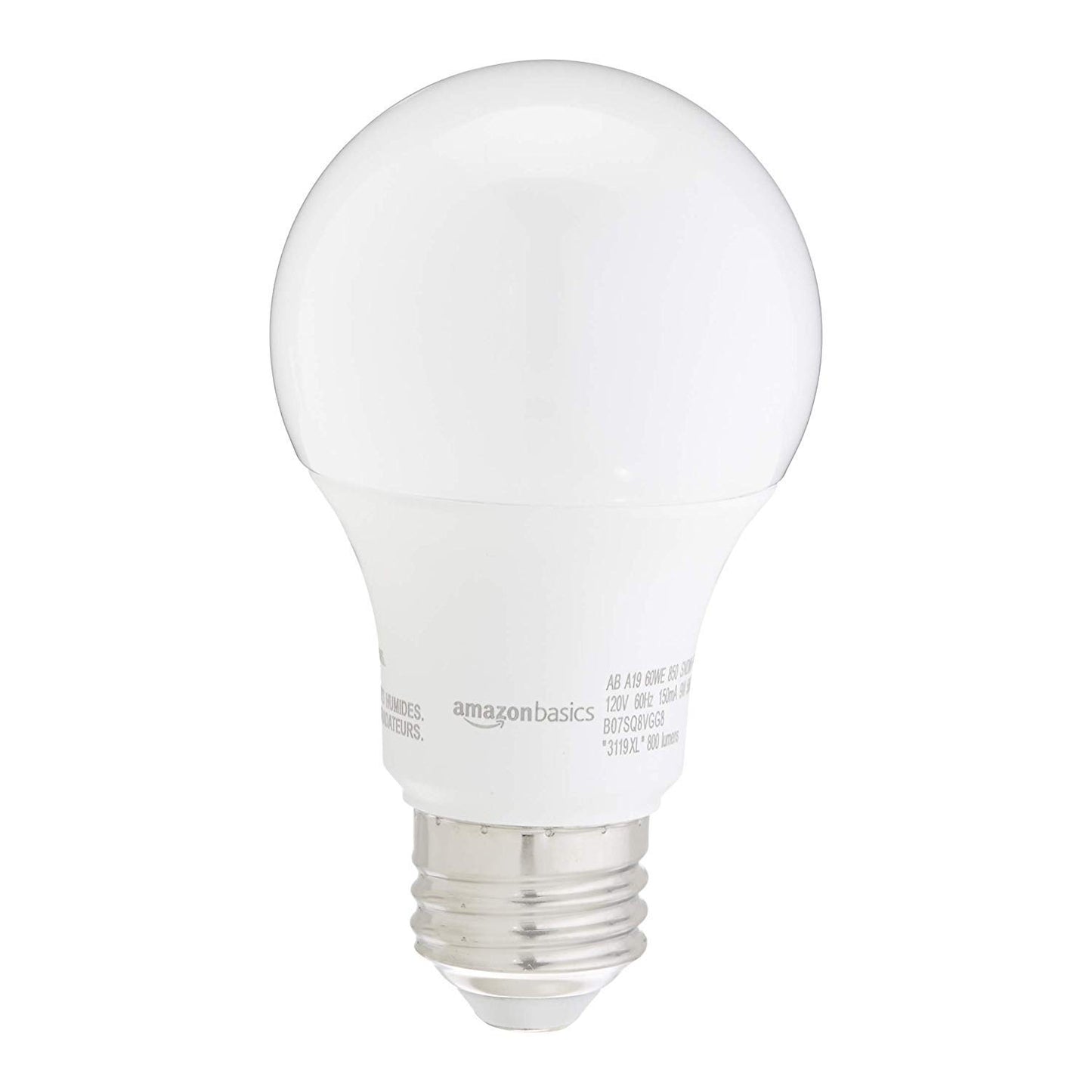 24-Pack Amazon Basics LED Light Bulbs, 9W