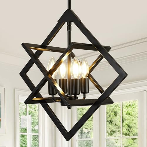 18-Inch 4-Light Modern Dining Room Chandelier