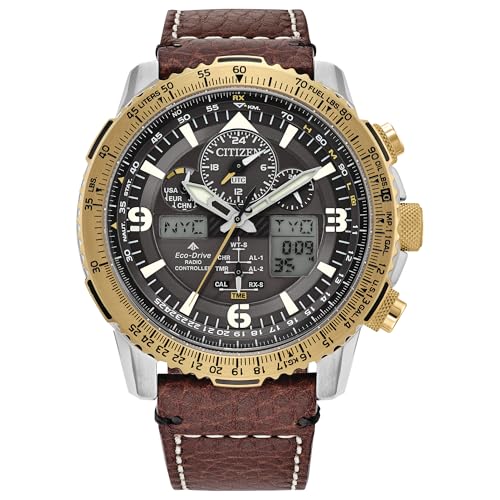 Citizen Eco-Drive Atomic Chronograph Pilot Watch