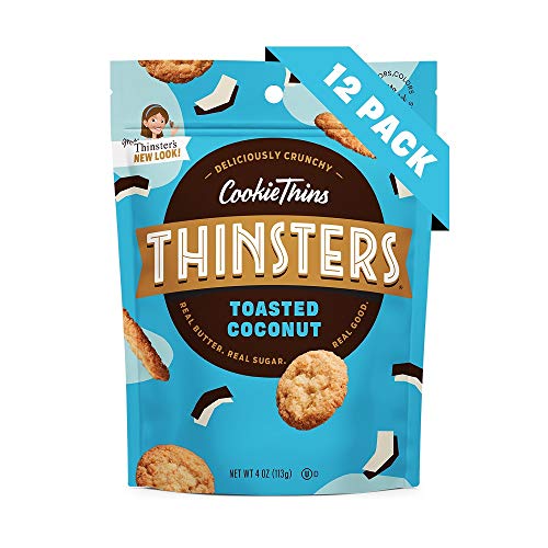 12 Pack Toasted Coconut Cookie Thins, Non-GMO (OU-D)