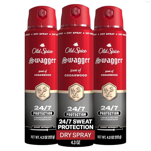 6 Pack Old Spice Swagger Dry Spray Antiperspirant Deodorant