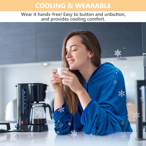 Cooling Lightweight Throw Blanket for Hot Sleepers