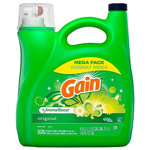 154 oz Gain Original Liquid Laundry Detergent
