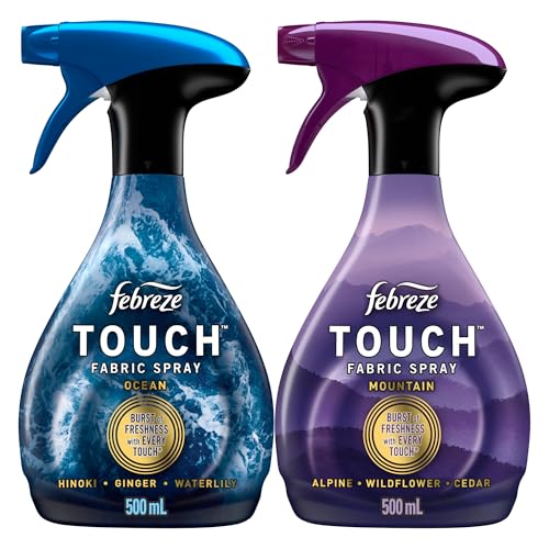 2 Pack Febreze Touch Fabric Odor Eliminating Spray