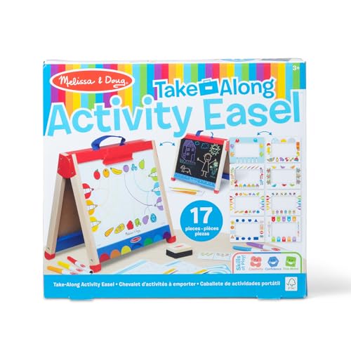Melissa & Doug Double-Sided Tabletop Art Easel