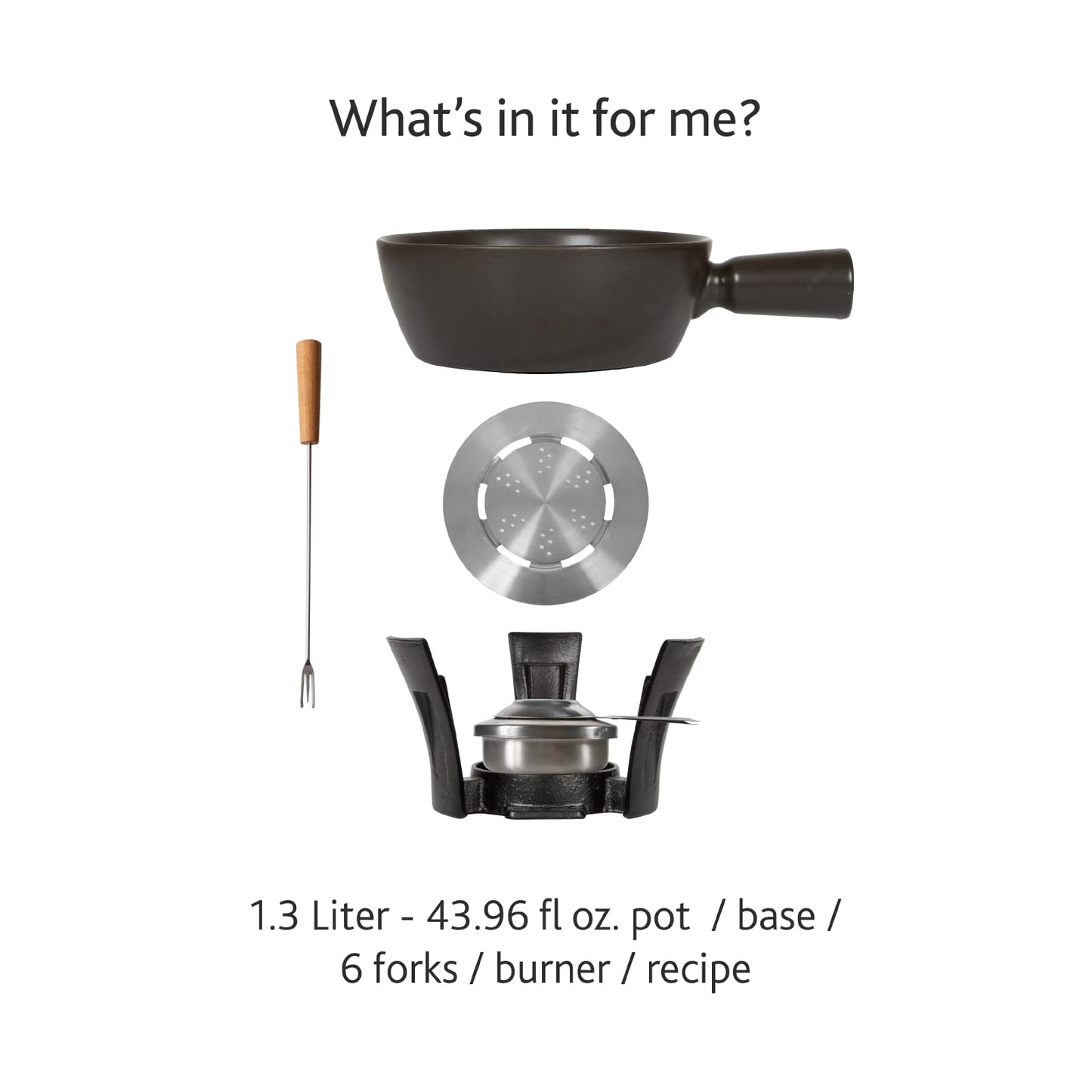 BOSKA Cheese Fondue Set for 4 Persons