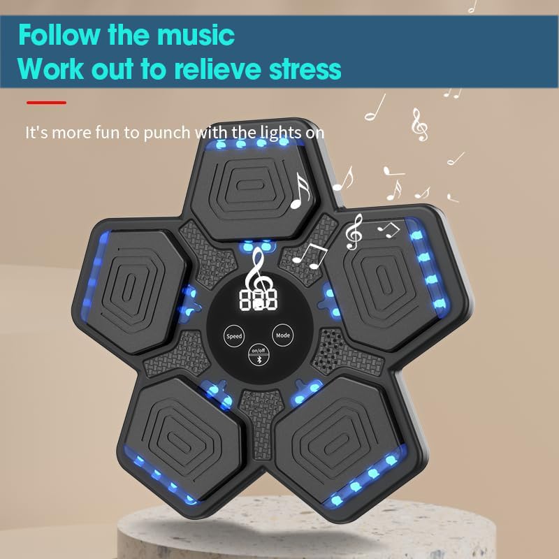 Music Boxing Machine with Smart Bluetooth & Gloves