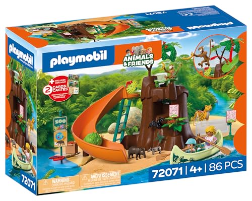 Playmobil Jungle Tree Zoo Adventure Playset