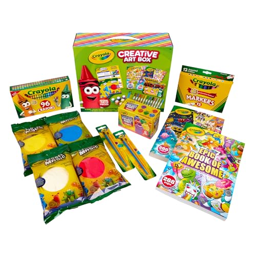 125 Piece Crayola Kids Art Supplies Set