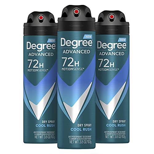 3 Pack Degree Dry Spray Antiperspirant Deodorant 3.8 oz
