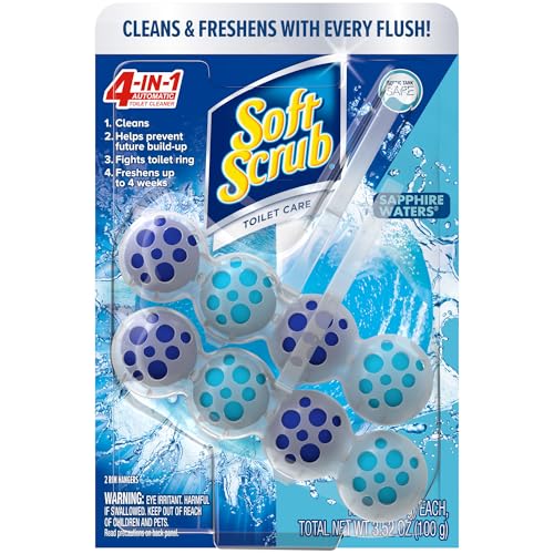 2 Count Soft Scrub 4-in-1 Toilet Bowl Cleaner