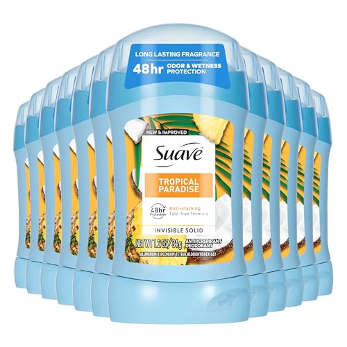12 Pack Suave Invisible Solid Antiperspirant Deodorant