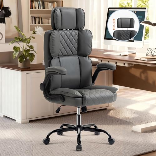 Ergonomic Executive Office Chair with Adjustable Headrest