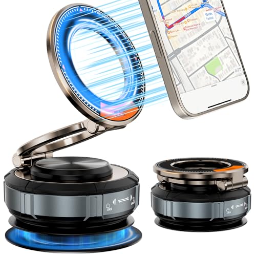 MagSafe Magnetic Car Phone Mount with Suction Cup