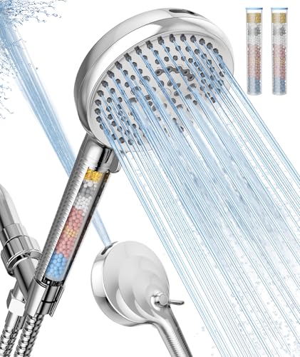 High Pressure Filtered Handheld Shower Head with Filters