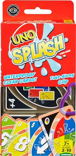 Mattel Games UNO Splash Waterproof Travel Card Game