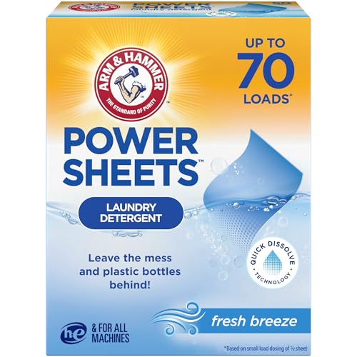 35 Count Arm & Hammer Power Sheets Laundry Detergent