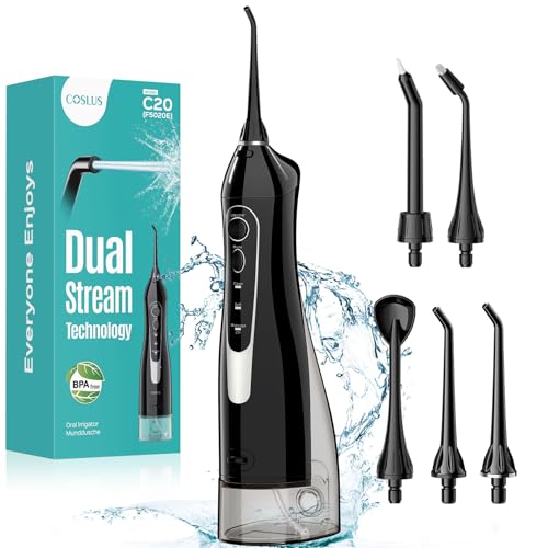 COSLUS ADA Accepted Cordless Water Dental Flosser