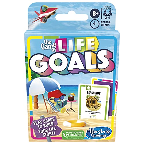 Hasbro Gaming The Game of Life Goals Card Game