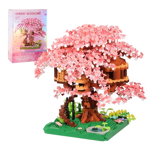 Sakura Cherry Blossom Bonsai Tree Building Block Set