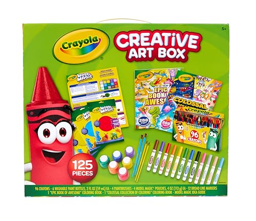 125 Piece Crayola Kids Art Supplies Set
