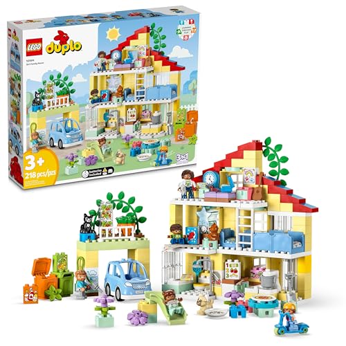 LEGO DUPLO 3-in-1 Family House Building Set