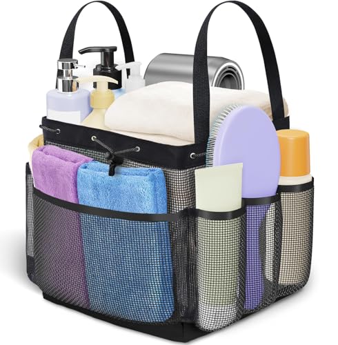 Mesh Shower Caddy Tote with Pockets
