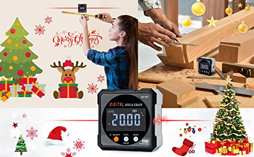 Digital Angle Finder with Laser and Magnet