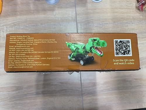 Dinosaur Building Kits 343 Pcs STEM Toys