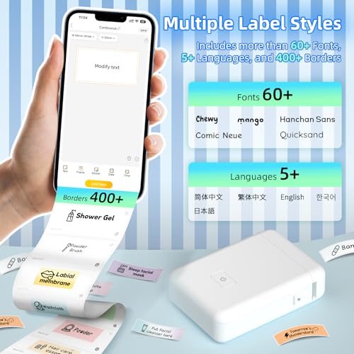 Portable Bluetooth Label Maker for Home & Office