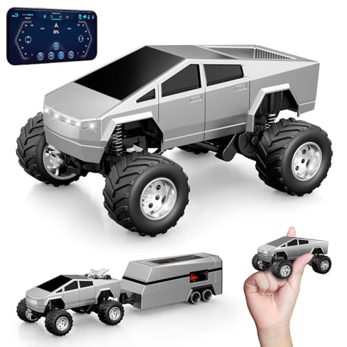 Mini App-Controlled 1:64 RC Off-Road Truck