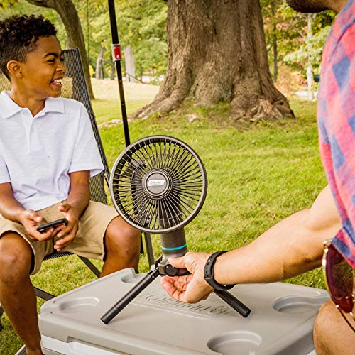 Coleman Rechargeable Camping Gear: Shower, Vacuum, Fan