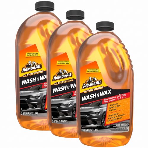 64 oz Armor All Ultra Shine Car Wash Wax, 3 Pack